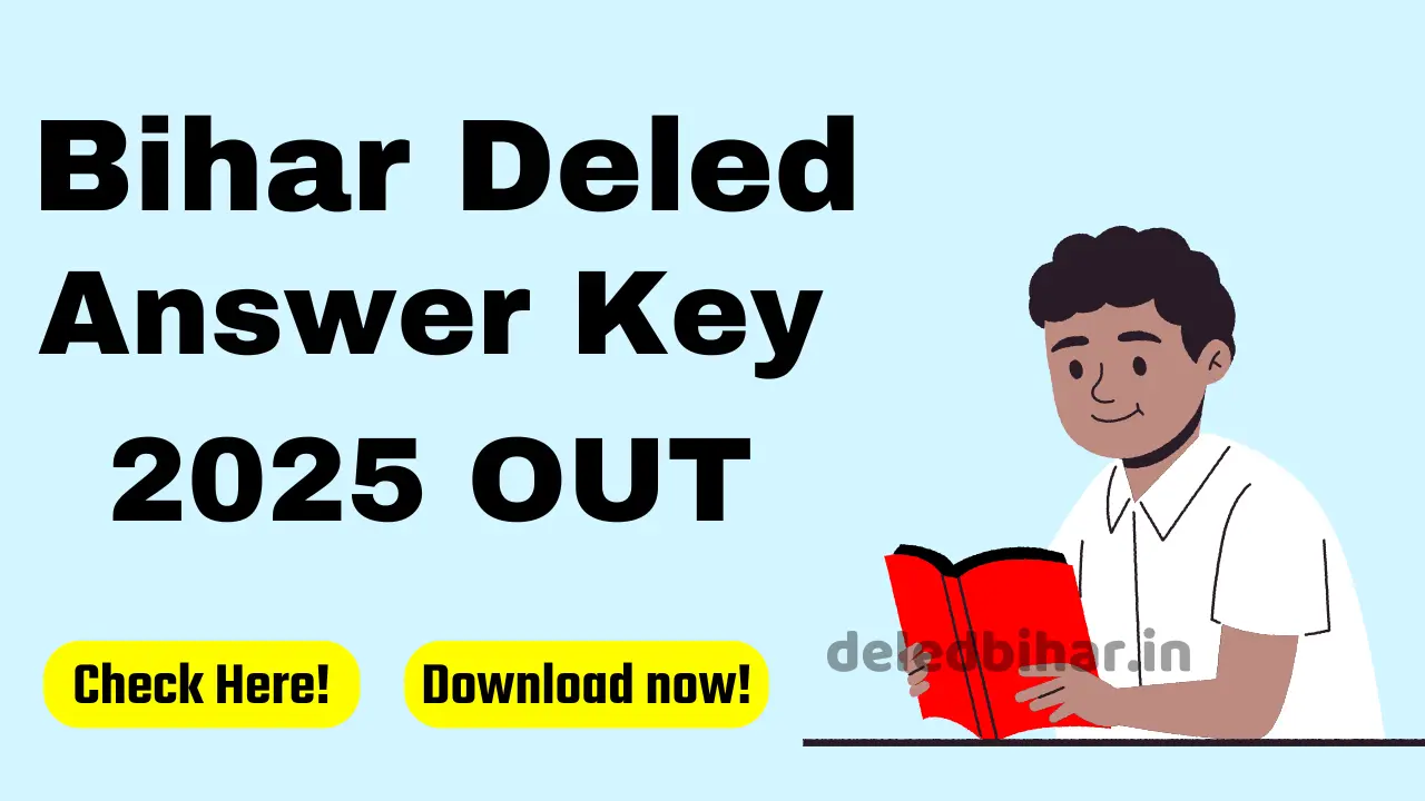 Bihar Deled Answer Key 2025